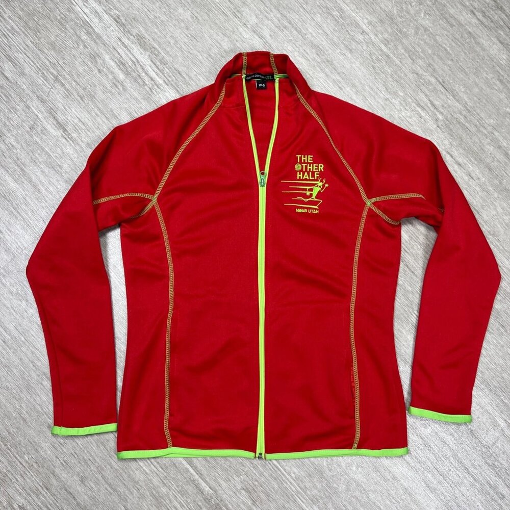 Running Jacket Full Zip The Other Half Moab Utah Marathon Leslie Jordan Small